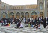 Prayer courtyard at Hasrat-e Masumeh mosque