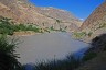 Linkes Ufer Afghanistan, rechtes Ufer Tadschikistan