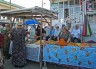 Market in Osh: Internal organs are a popular delicacy